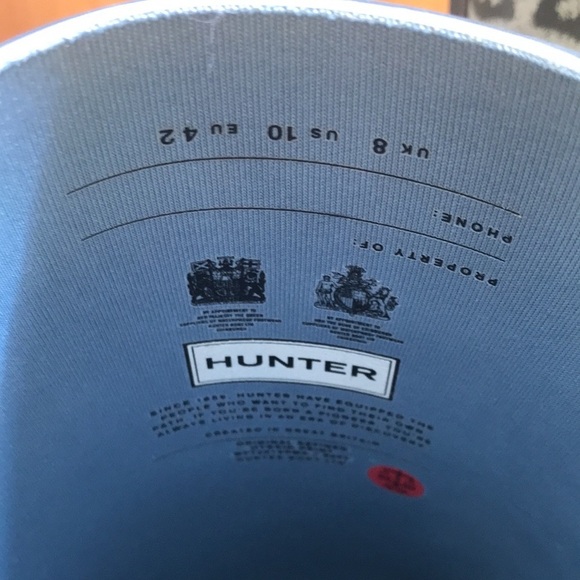 NWOB! HUNTER Size 10 leopard print tall rain boots - Picture 5 of 10